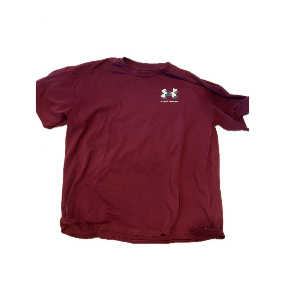 Under Armour Burgundy Loose T-Shirt Mens XL